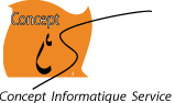 concept informatique service, solutions professionnelles