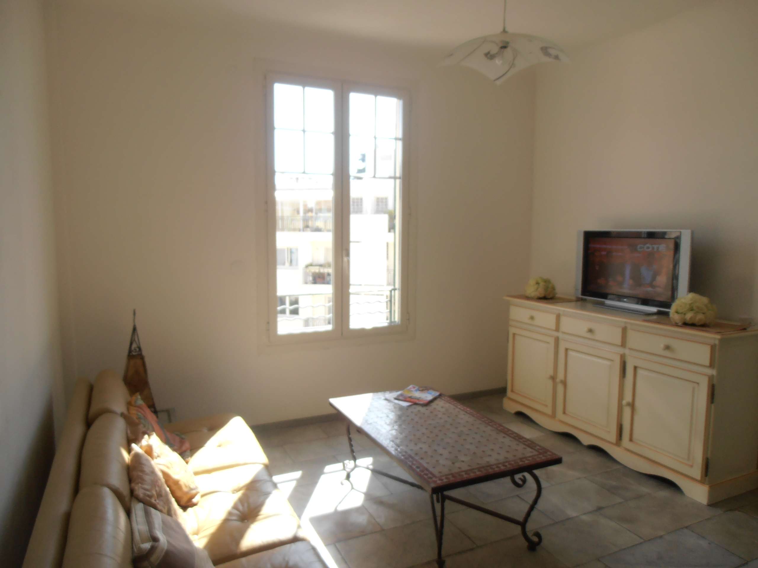 Vue d'ensemble du séjour de l'appartement