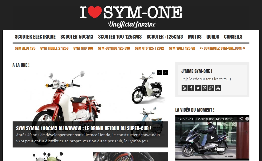 Fanzine SYM-one.com