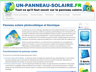 panneau solaire