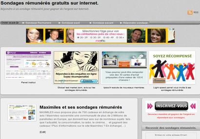 sondage rémunéré sur internet