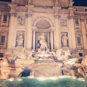 Fontaine de trevi-sejour rome