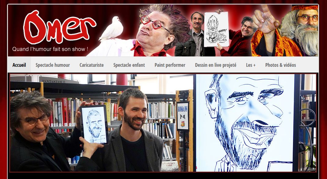 omer-show-caricaturiste