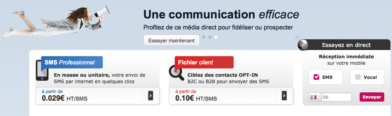 envoi de sms en ligne