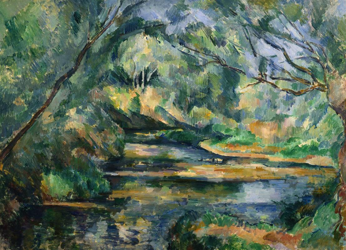 Paul Cézanne - Le ruisseau - 1898 - Post-impressionnisme